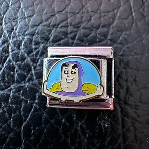 Buzz Lightyear Stainless Steel Italian Charm Link